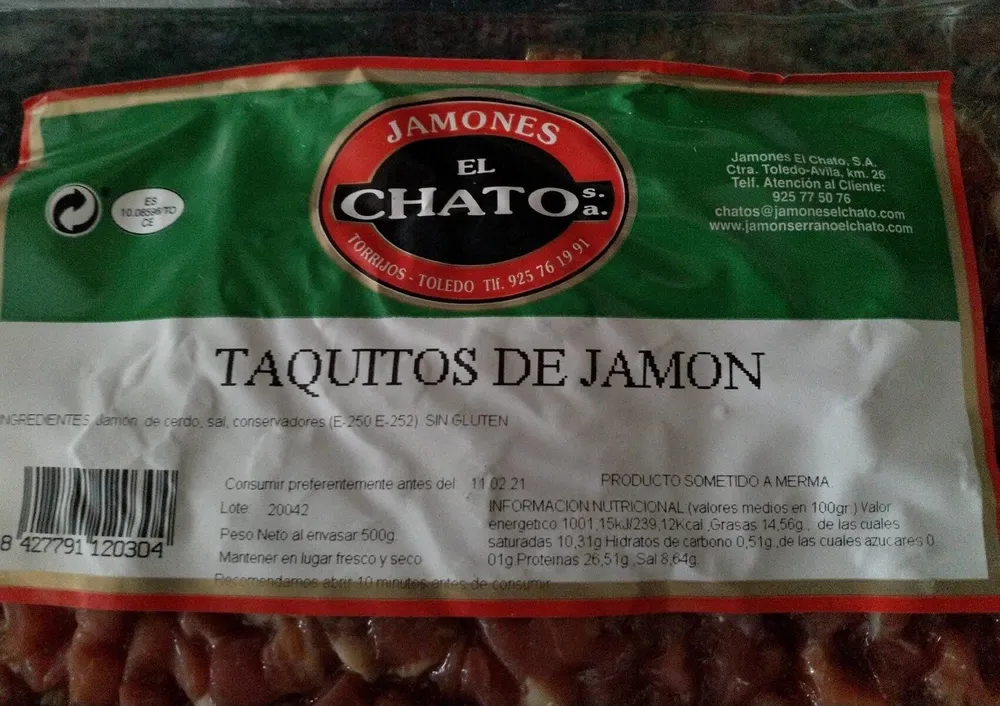 Taquitos de jamon