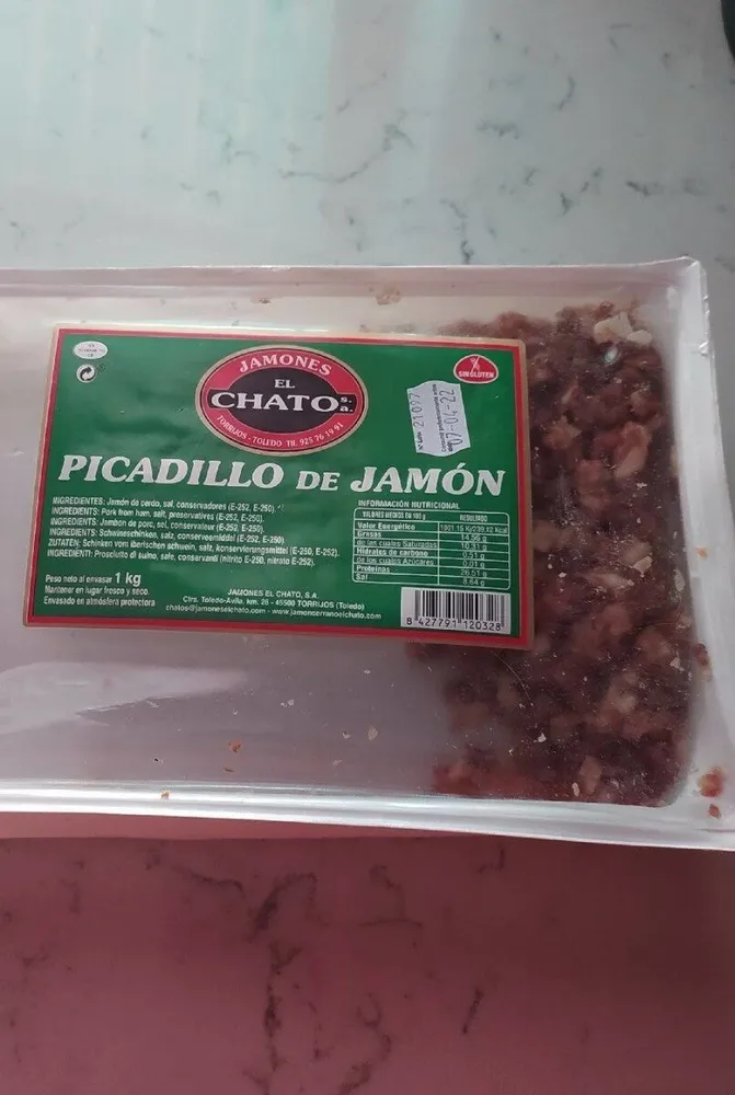 Picadillo de jamón