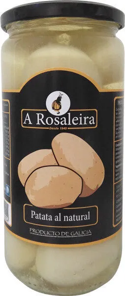 Patata al natural producto de galicia