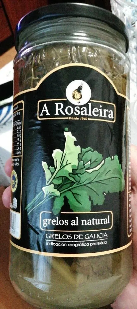 Grelos al natural