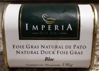 Foie gras natural de pato