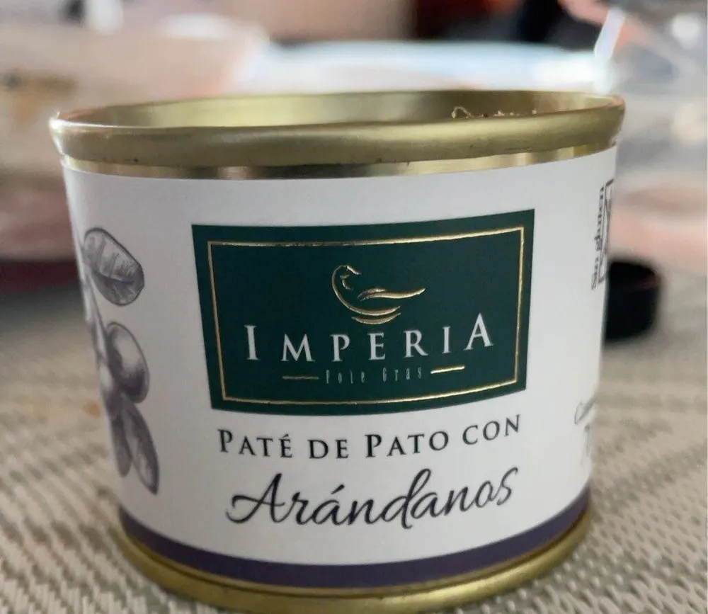 PATÉ DE PATO CON ARÁNDANOS