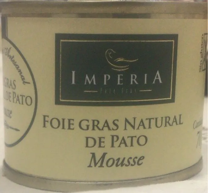 Foie gras natural de pato
