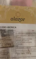 Paleta de cebo ibérica