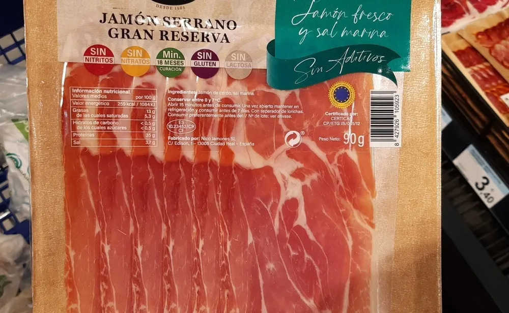 Jamón serrano reserva