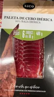 Paleta de cebo ibérica