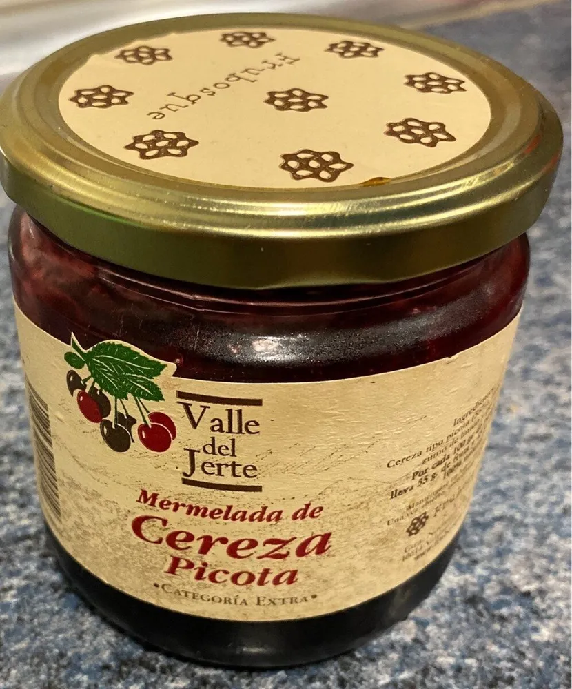 Mermelada de cereza picota