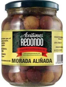 Aceituna Morada Aliñada