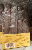 Barquillos artesanos al cacao