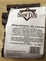 “Xiquitillos” al cacau