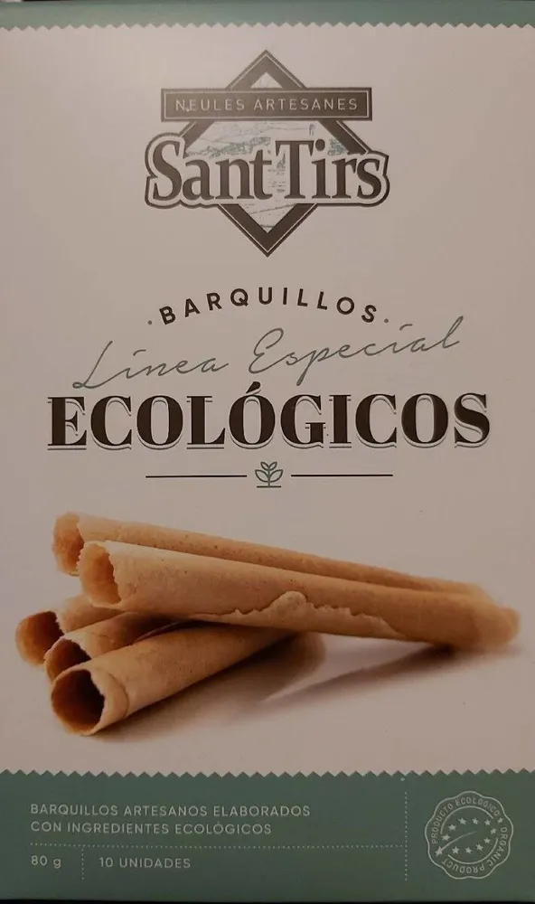 Barquillos línea especial ecológicos