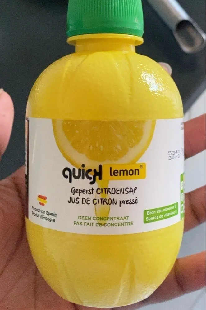 JUS DE CITRON pressé
