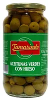 Aceitunas verdes con hueso
