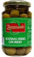 Aceitunas verdes con hueso