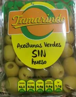 Aceitunas verdes sin hueso