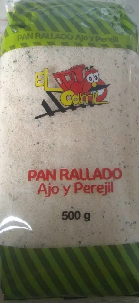 Pan Rallado; Ajo y perejil