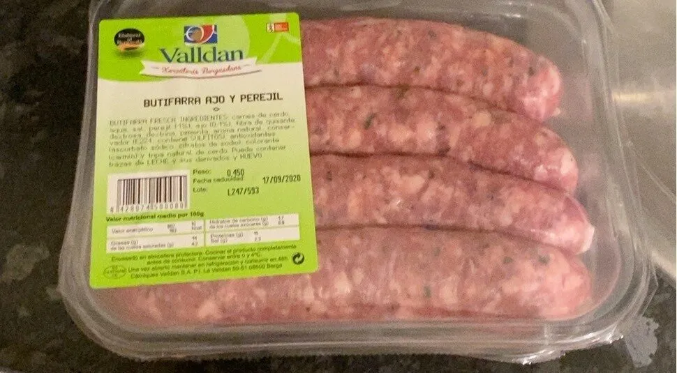 Butifarra ajo y perejil