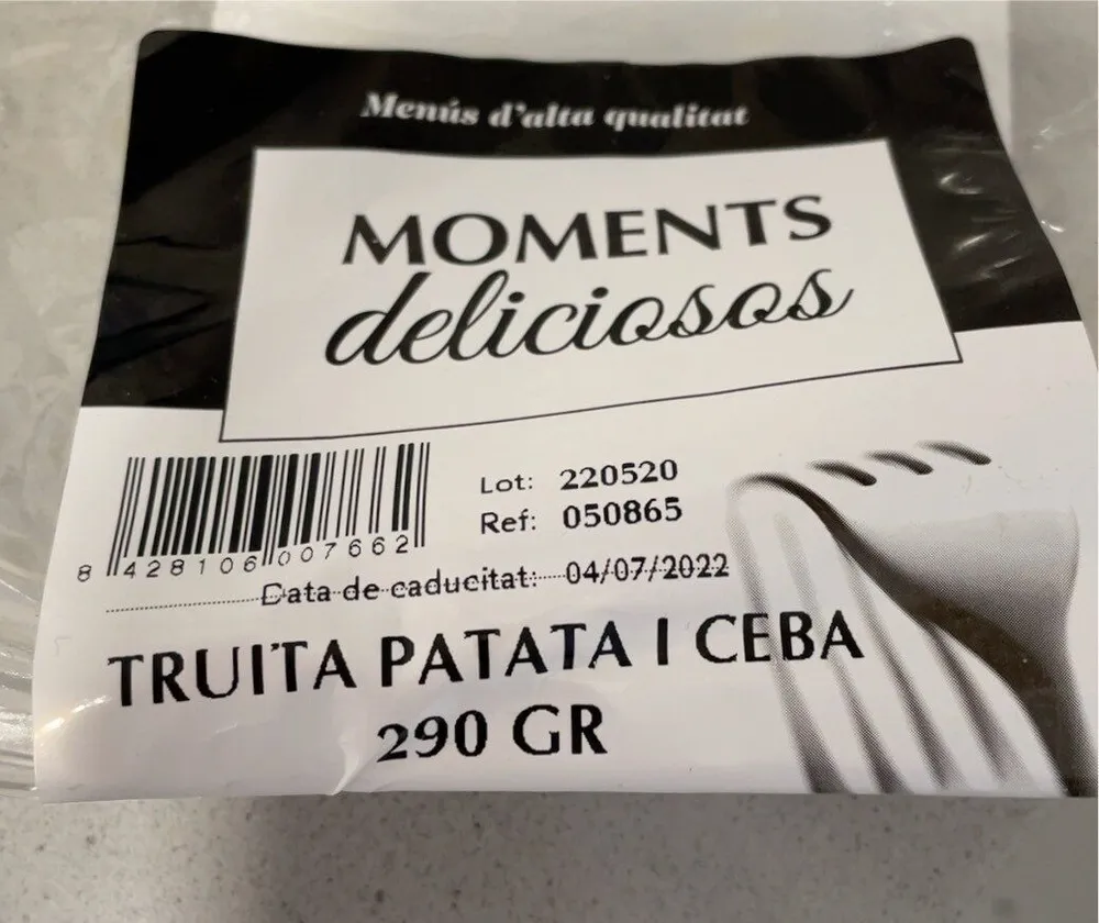 Truita de patata i ceba
