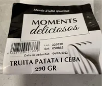 Truita de patata i ceba