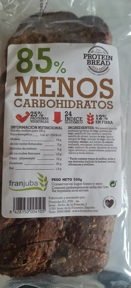 Protein bread