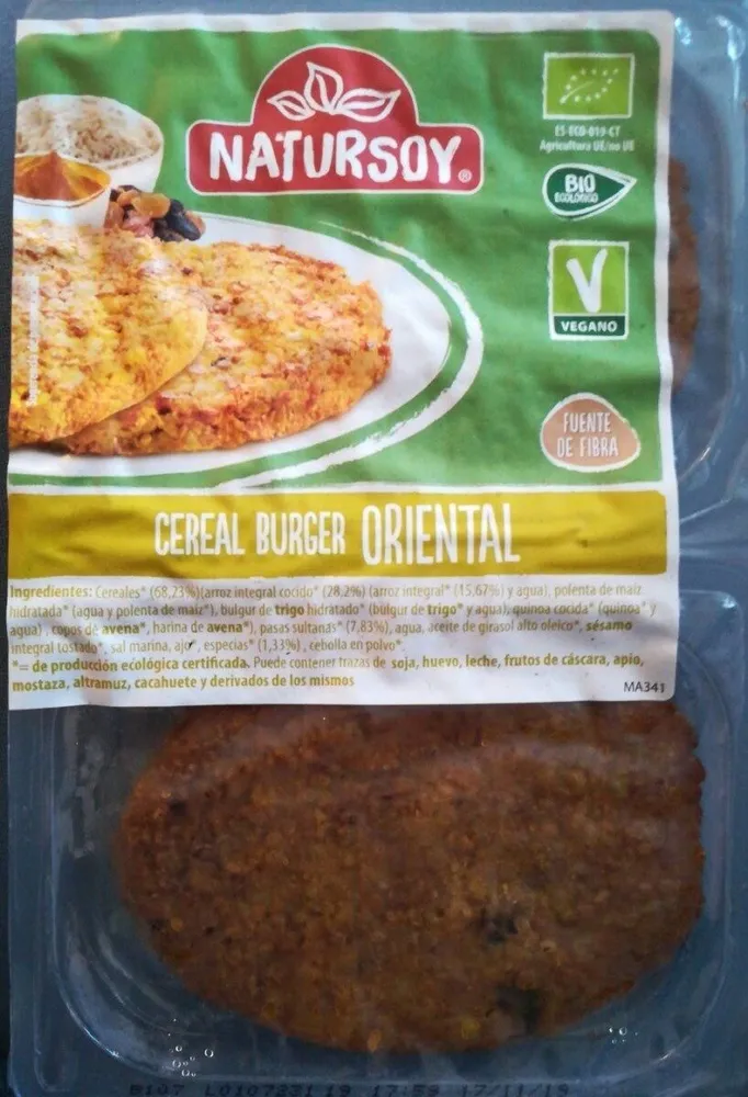 Cereal burger oriental