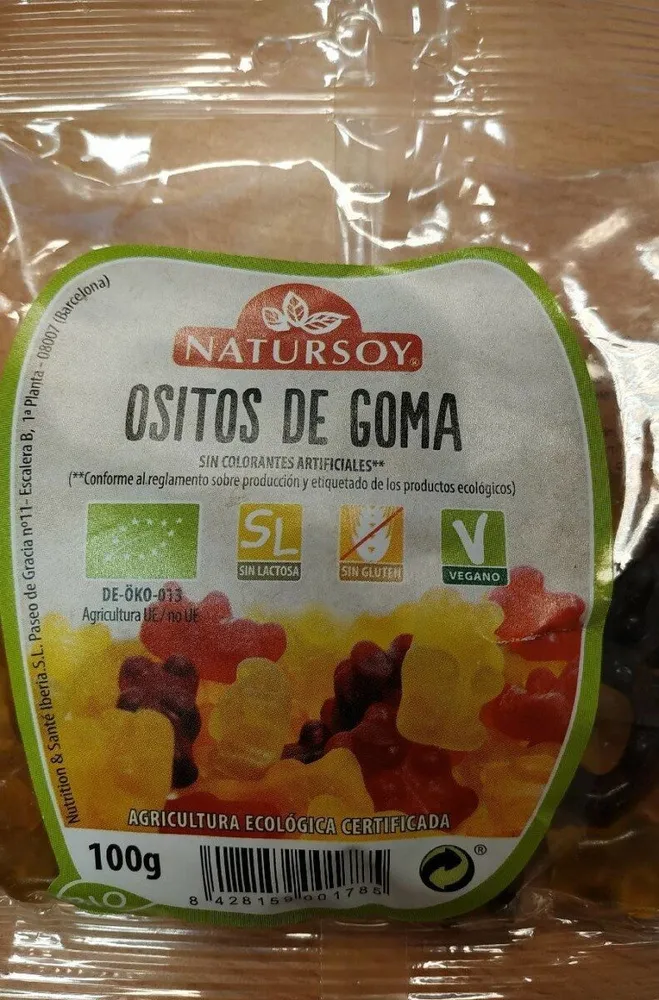 Ositos de goma