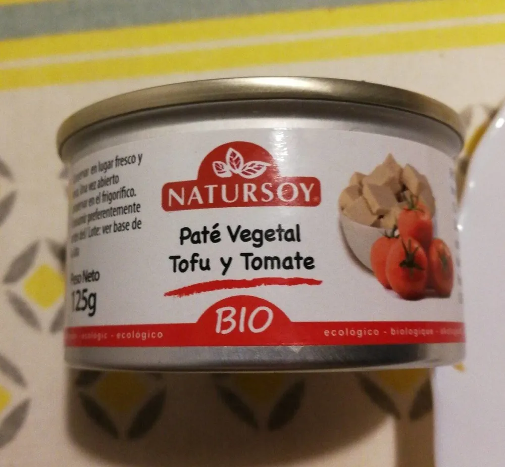 Paté Vegetal de tofu y tomate