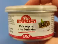Paté vegetal a las pimientas
