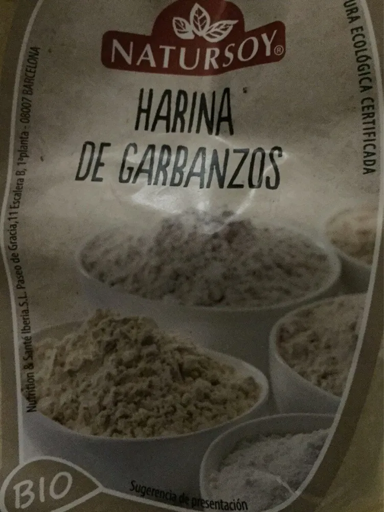 Harina de garbanzos
