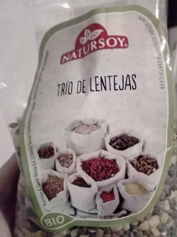 Trío de lentejas