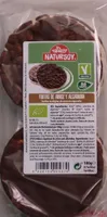 Tortas de arroz con algarroba