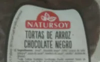 Tortas de arroz chocolate negro