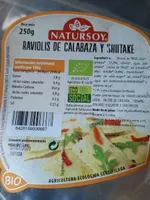 Raviolis de calabaza y shiitake