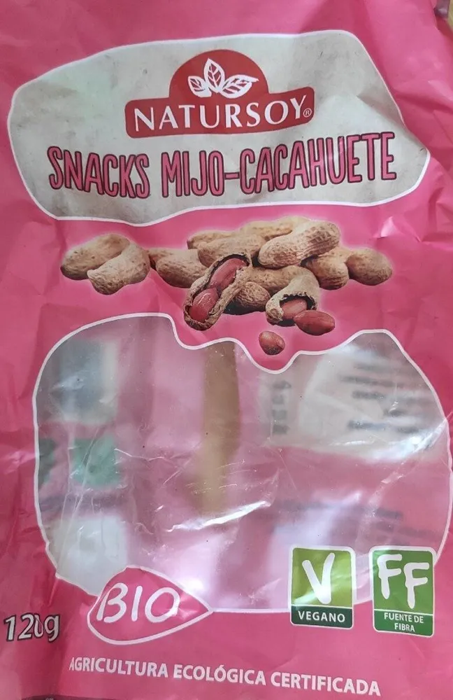 Snack mijo-cacahuete