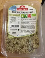 Trio de arroz, quinoa y lentejas