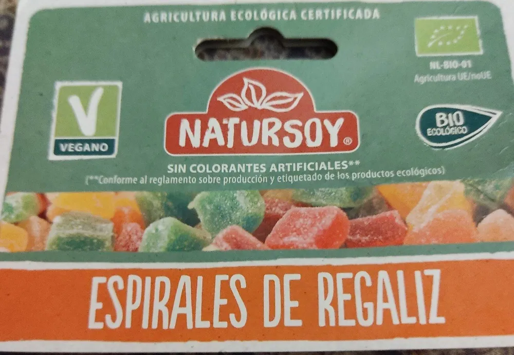 Espirales de regaliz