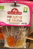 piruletas de frutas