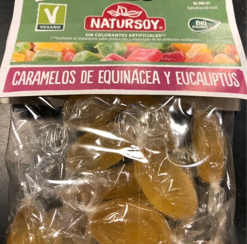 Caramelos de equinácea y eucaliptus