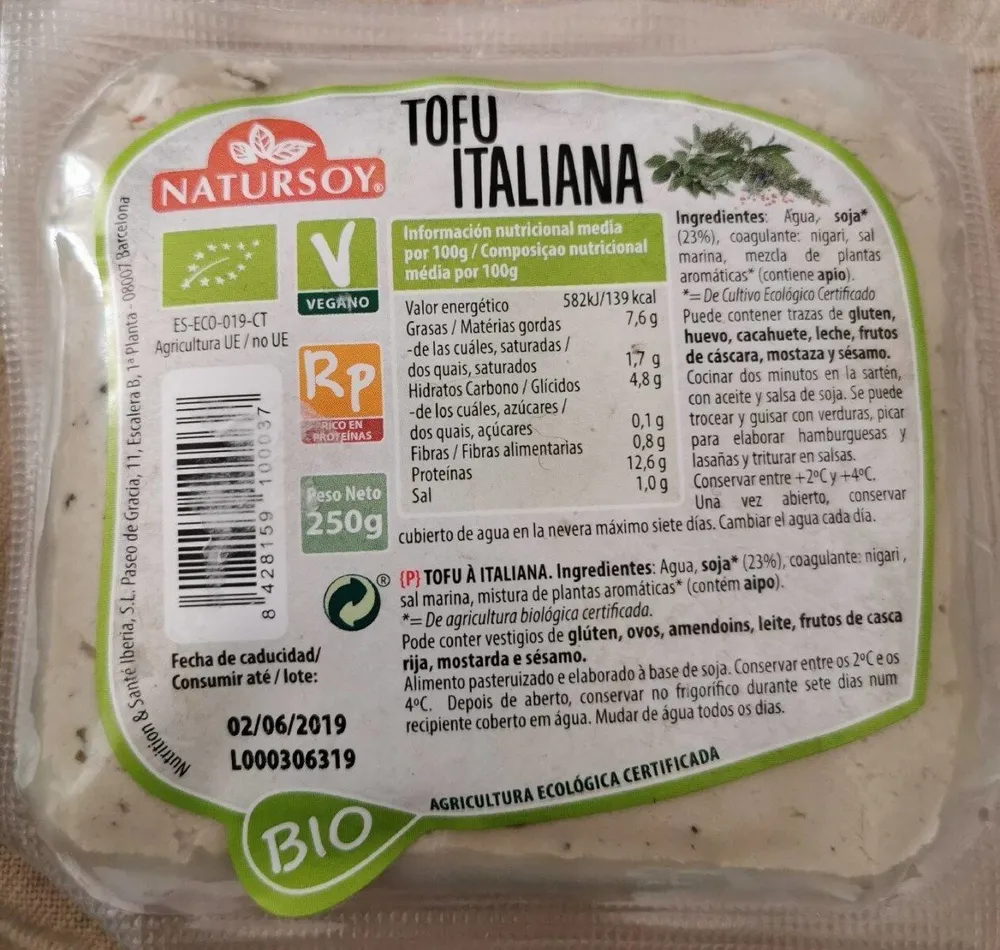 Tofu Italiana