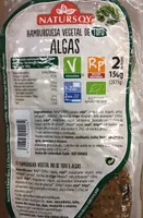 Hamburguesa vegetal de tofu algas