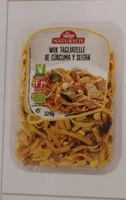 Wok Tagkiatelle de Cúrcuma y Seitán