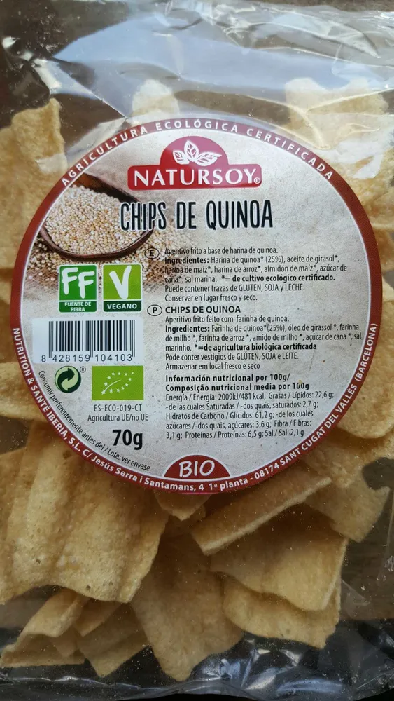 Chips de quinoa