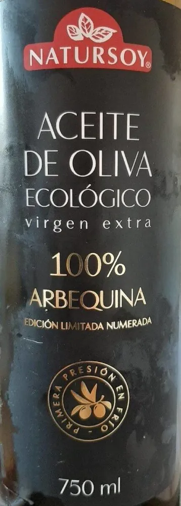 Aceite de oliva virgen extra arbequina