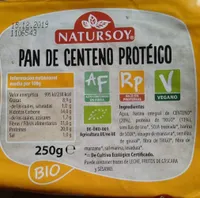 Pan de centeno protéico