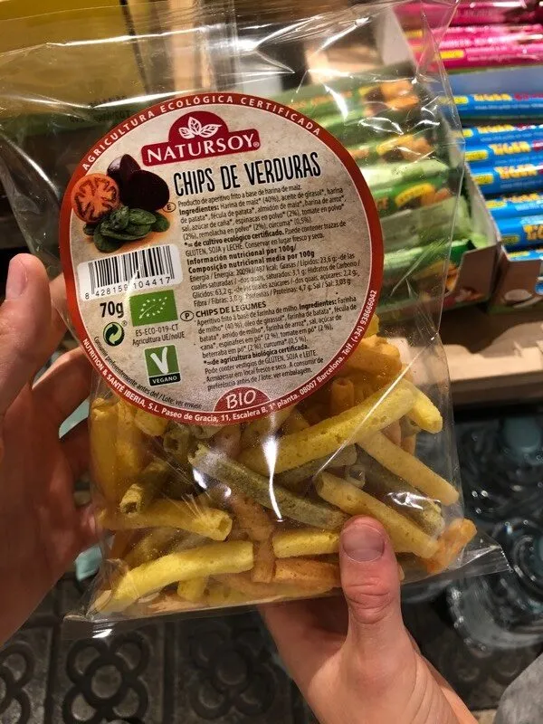 Chips de verduras