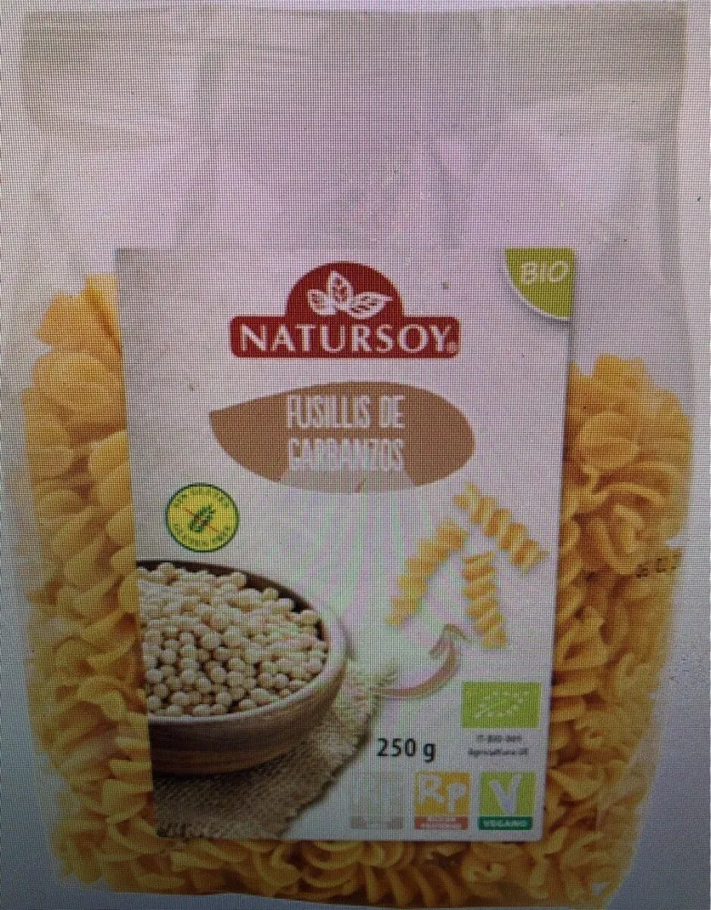 Fusillis de garbanzos