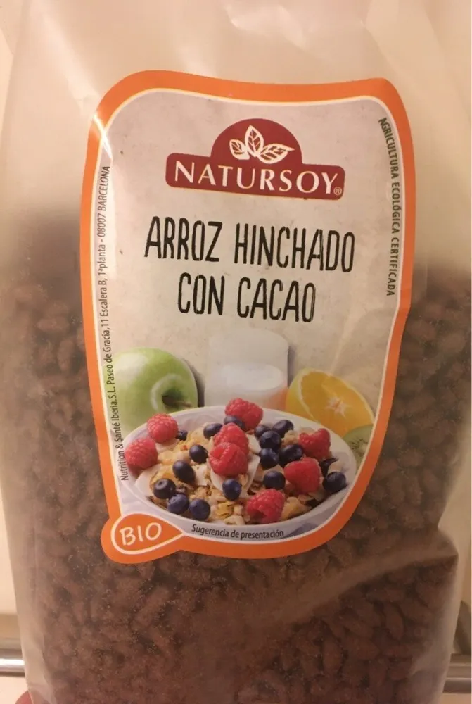 Arroz Hinchado con cacao