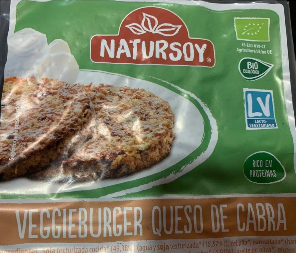 Veggieburger queso de cabra