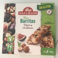 Barritas higos y avellanas
