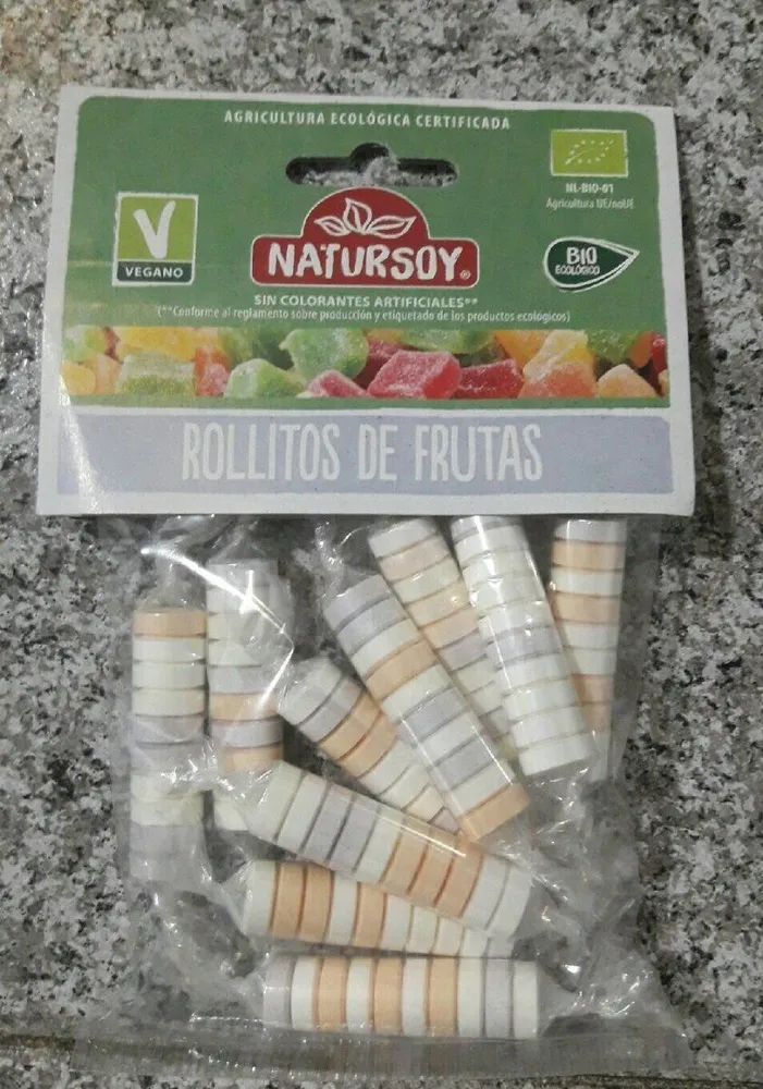 Rollitos de frutas